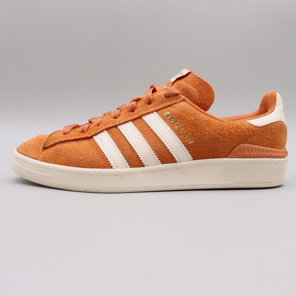 Adidas Campus ADV Mens Size 7.5 US Orange White Suede Retro Casual Shoes EE6145 - Picture 3 of 8